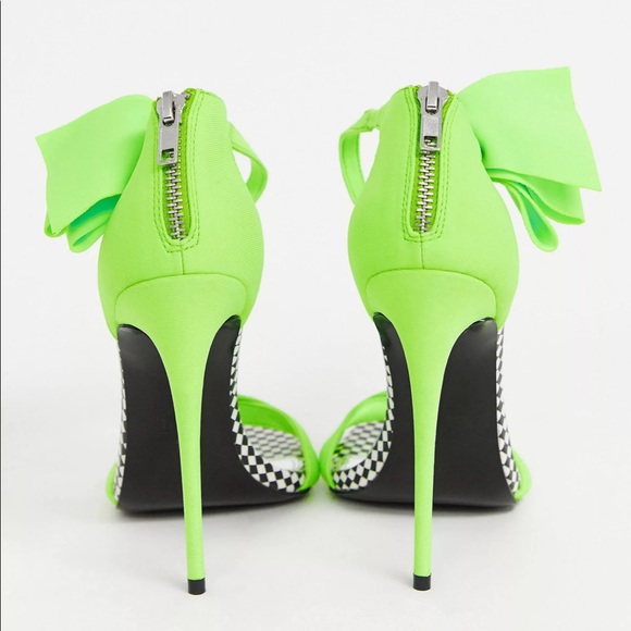 ASOS DESIGN x Christian Cowan bow high heels - Picture 4 of 10